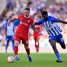 Snimka nakon utakmice između Liverpoola i Brighton & Hove Albiona